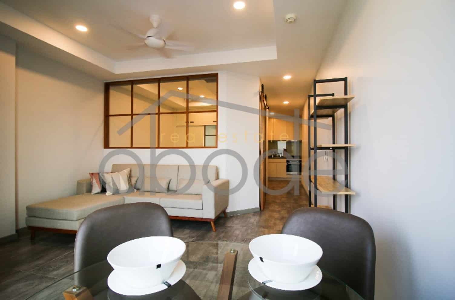 Stunning 1-bedroom designer apartment for rent | Tonle Bassac AEON Mall