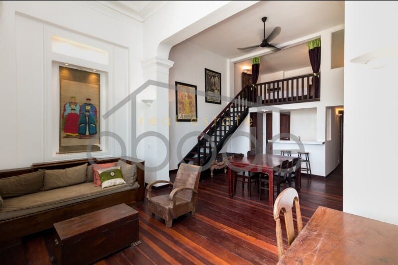 3 bedroom Art Deco duplex apartment for sale | Riverside Daun Penh