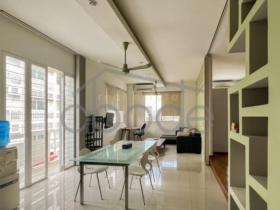 Large and bright 2 bedroom apartment near French School for rent | Daun Penh