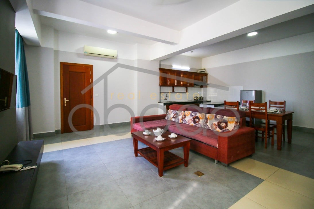 Great space 1 bedroom apartment for rent Russian Market | central Phnom Penh