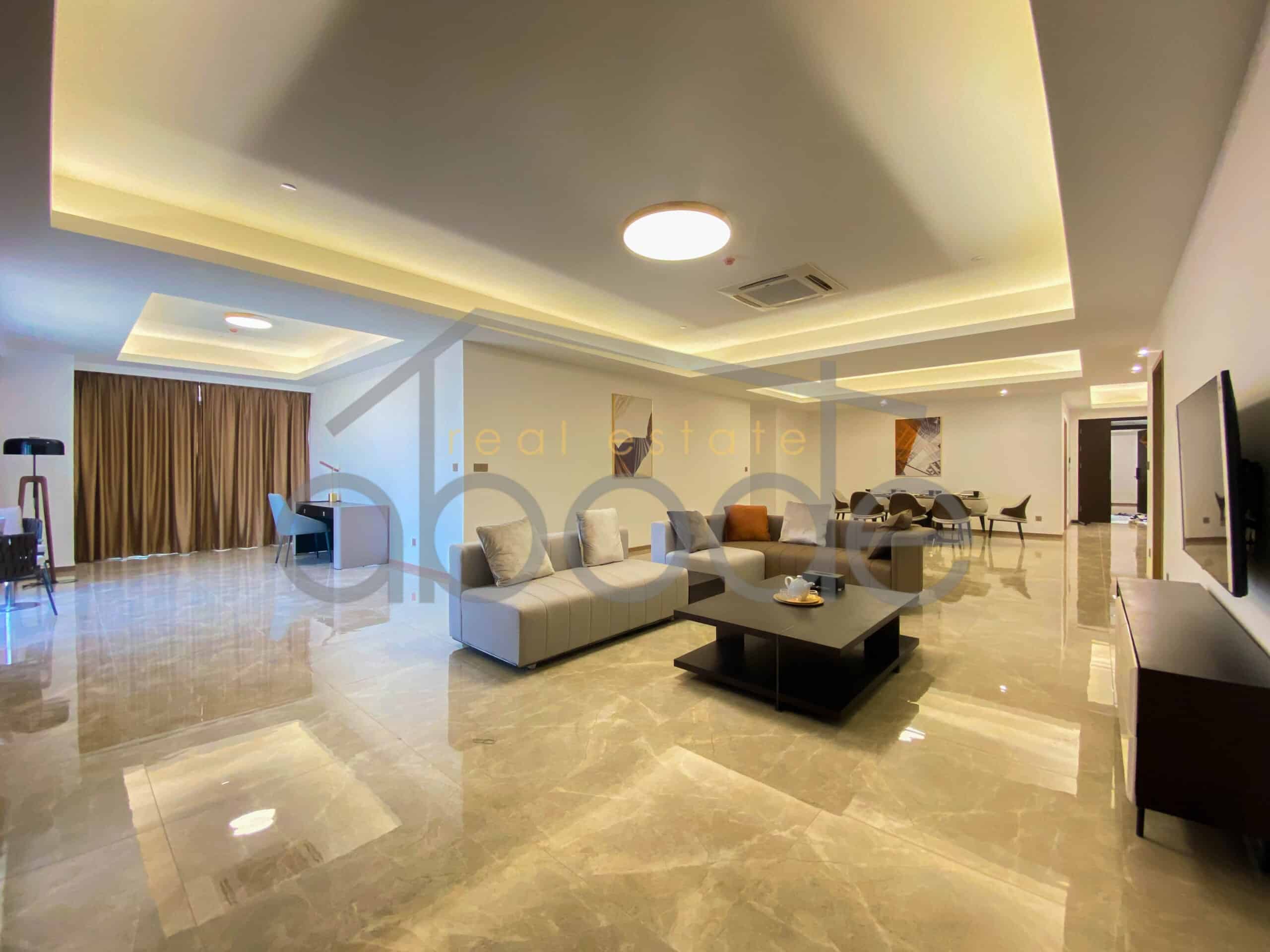 Luxury 3 bedroom villa apartment for rent central Phnom Penh