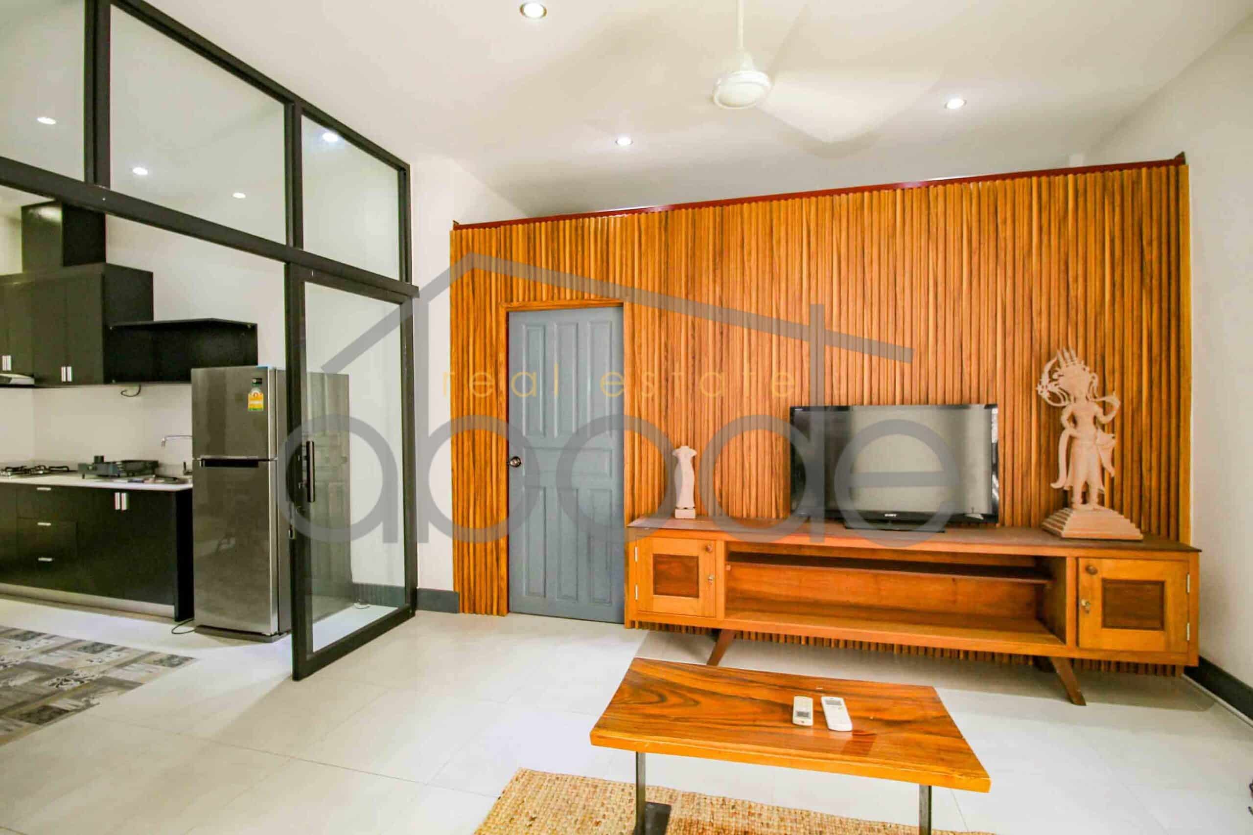 1 bedroom apartment terrace for rent Wat Phnom