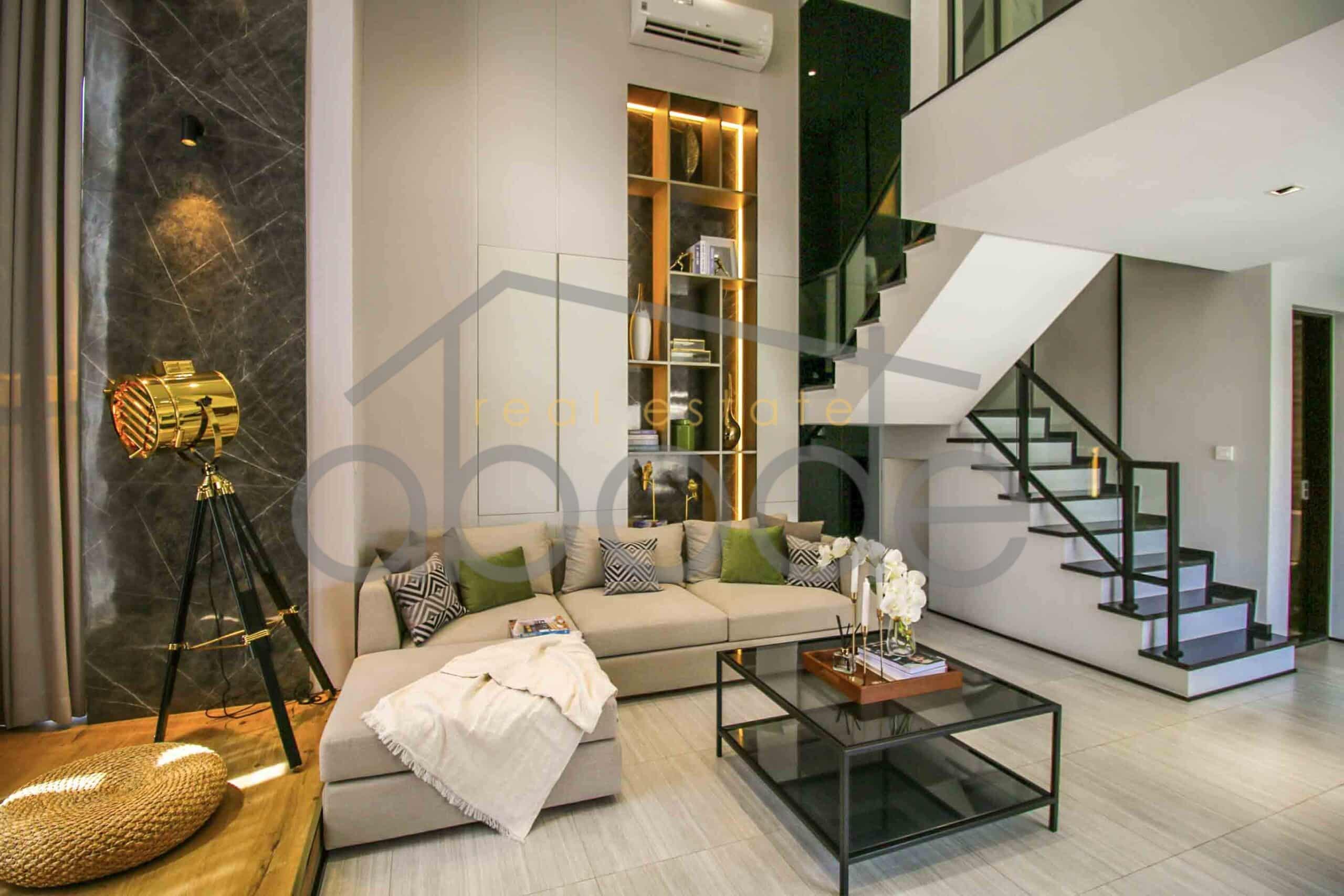 Luxury 1 bedroom duplex apartment for rent Russian Market BKK 1