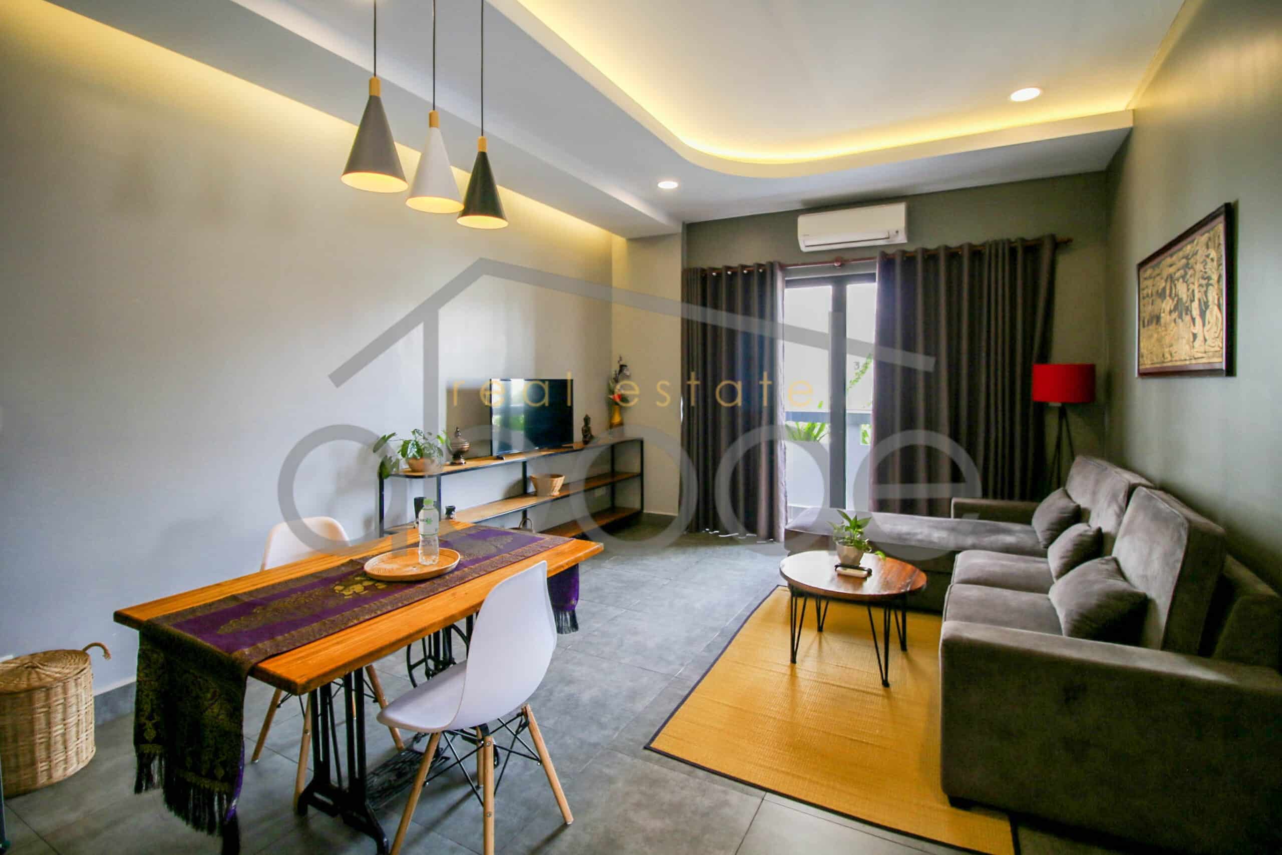 1 bedroom apartment Tonle Bassac BKK 1