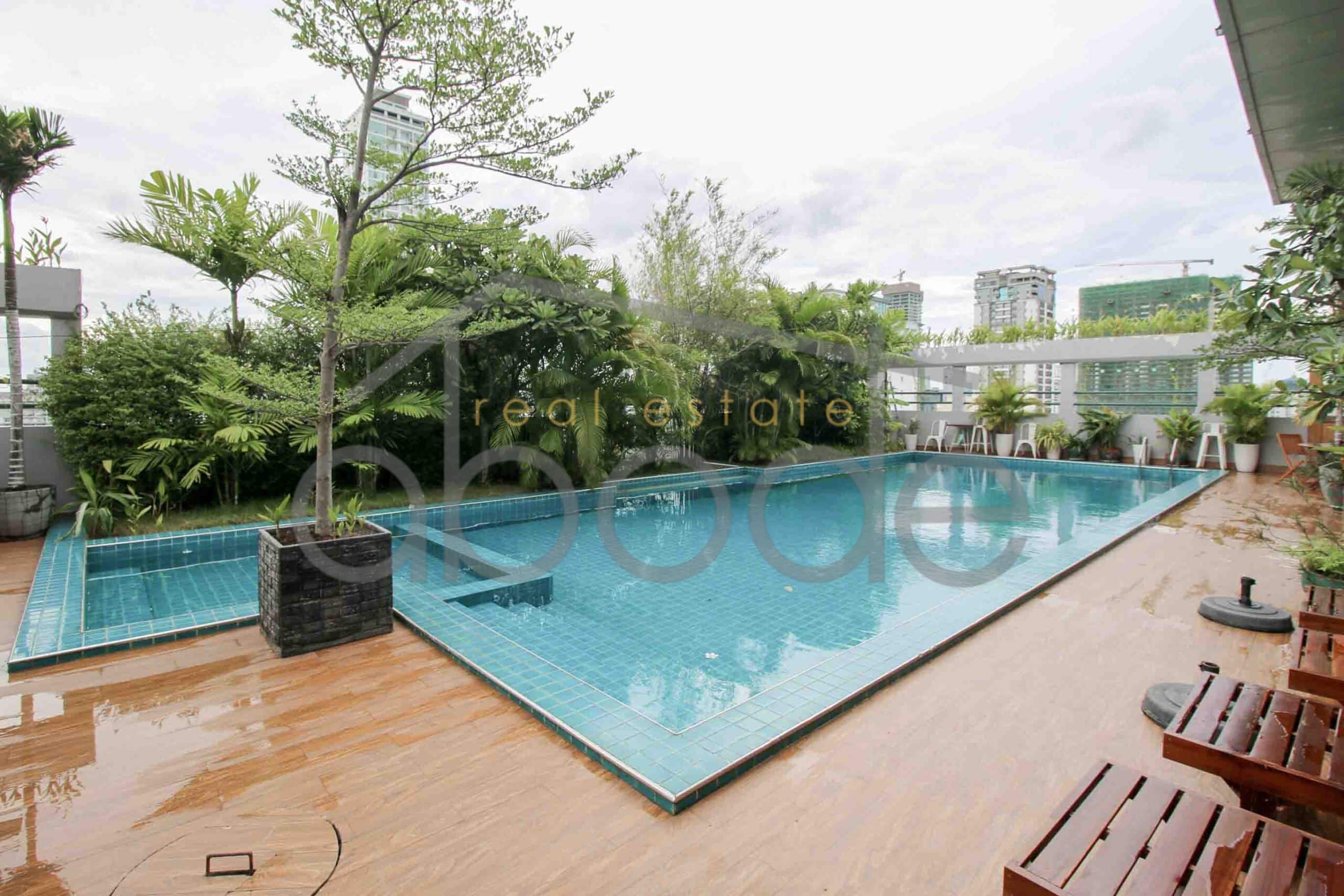 2 bedroom serviced apartment for rent BKK 1 Phnom Penh