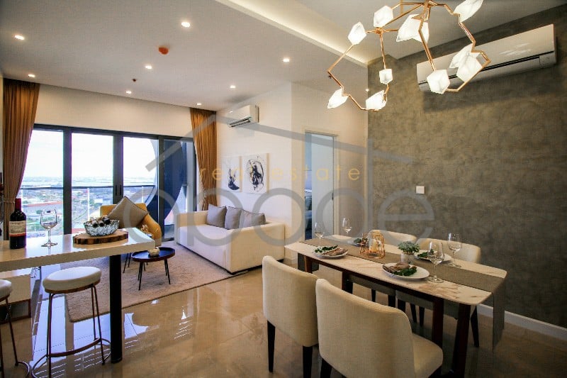 Luxury 2-bedroom apartment with superb Mekong River views for rent | Chroy Changvar