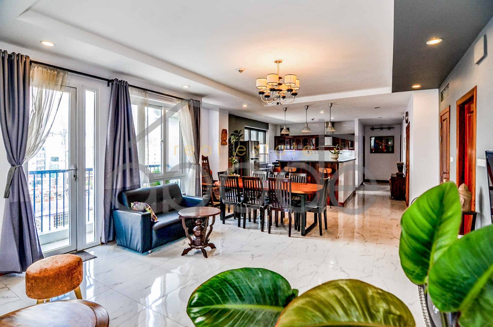 3 bedroom apartment for rent 7 Makara central Phnom Penh