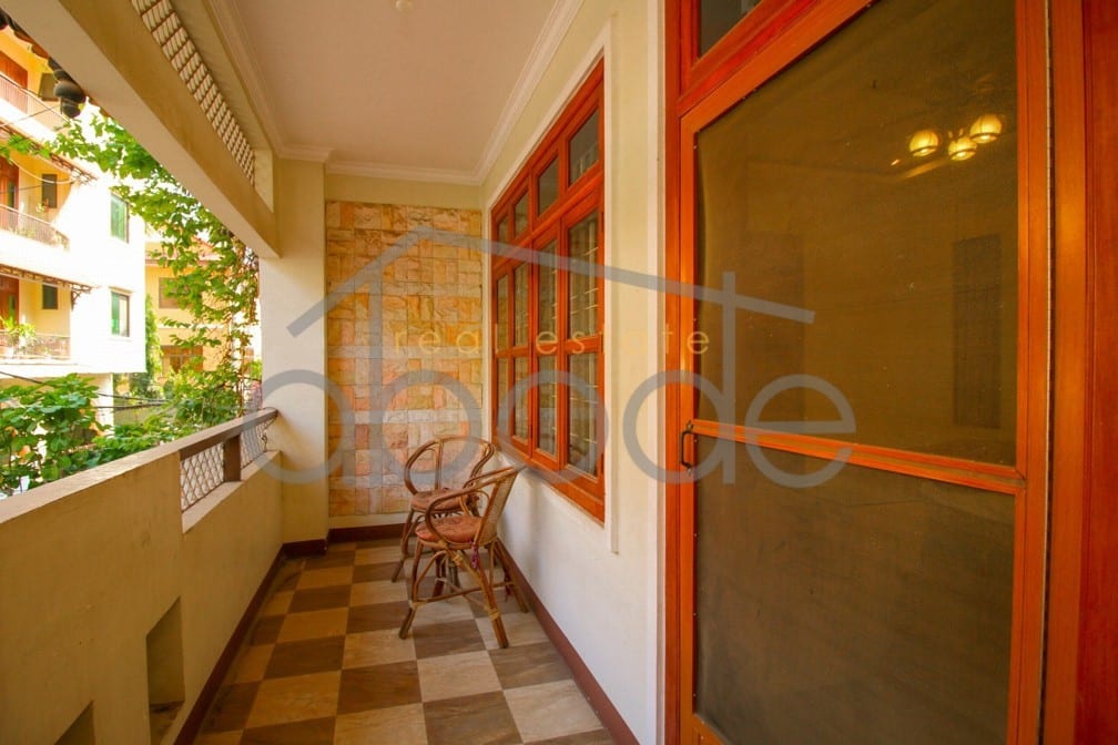 Delightful Khmer style 2-bedroom apartment for rent near BKK 1 Tonle Bassac