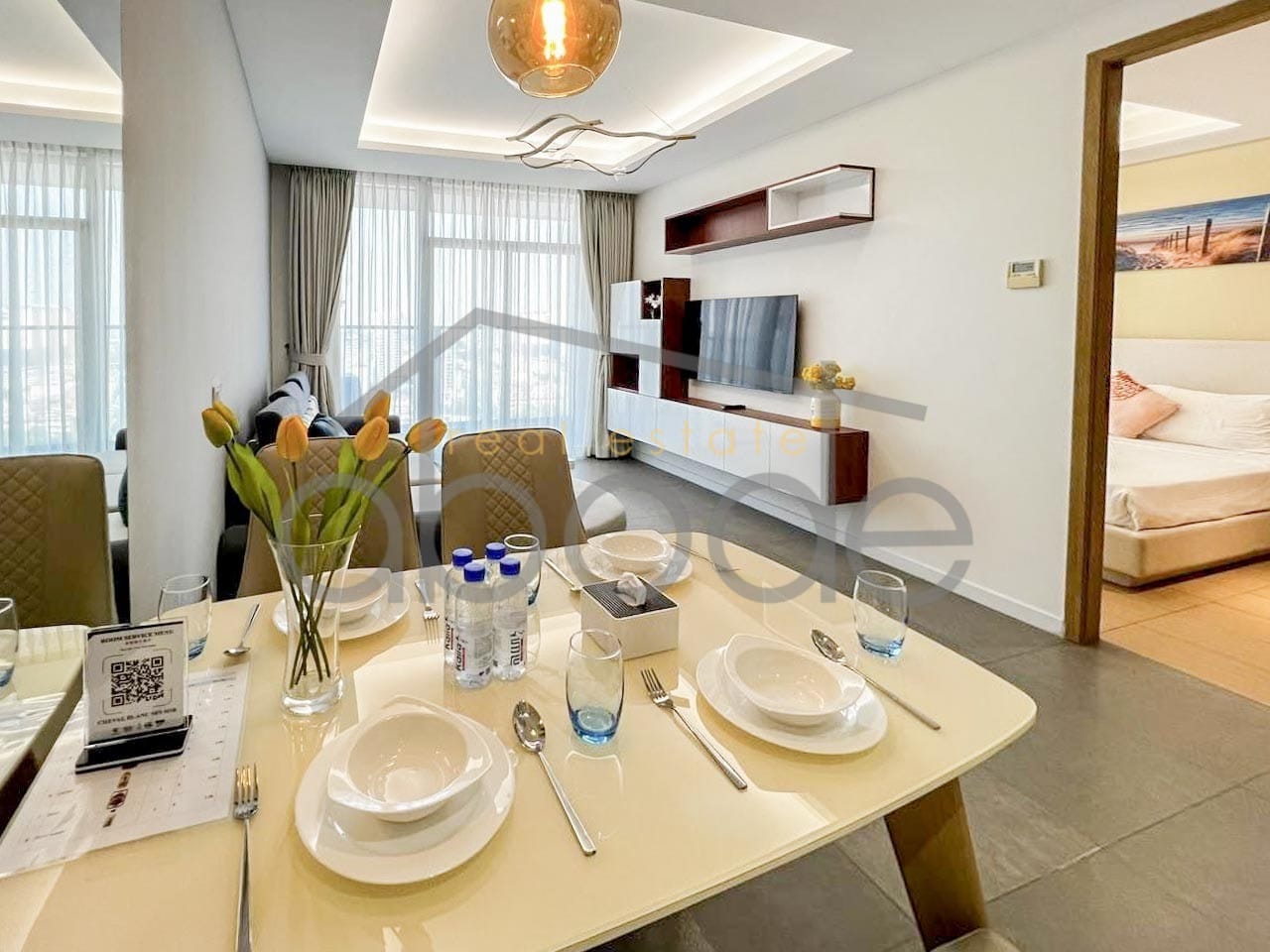 Luxury 2-bedroom apartment for rent Penthouse Condo | Bassac Lane AEON Mall