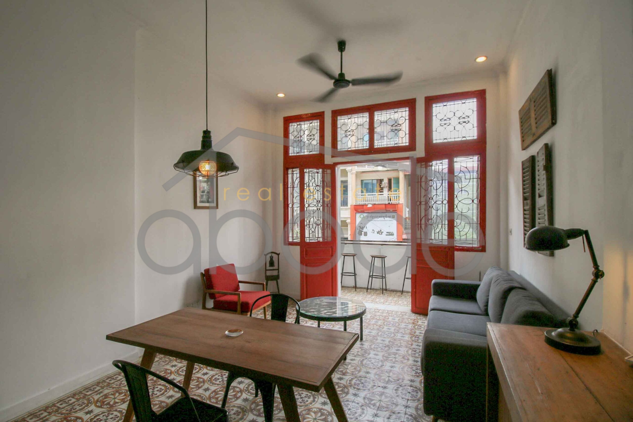 Special 1-bedroom post-colonial chic apartment for rent Daun Penh | central Phnom Penh