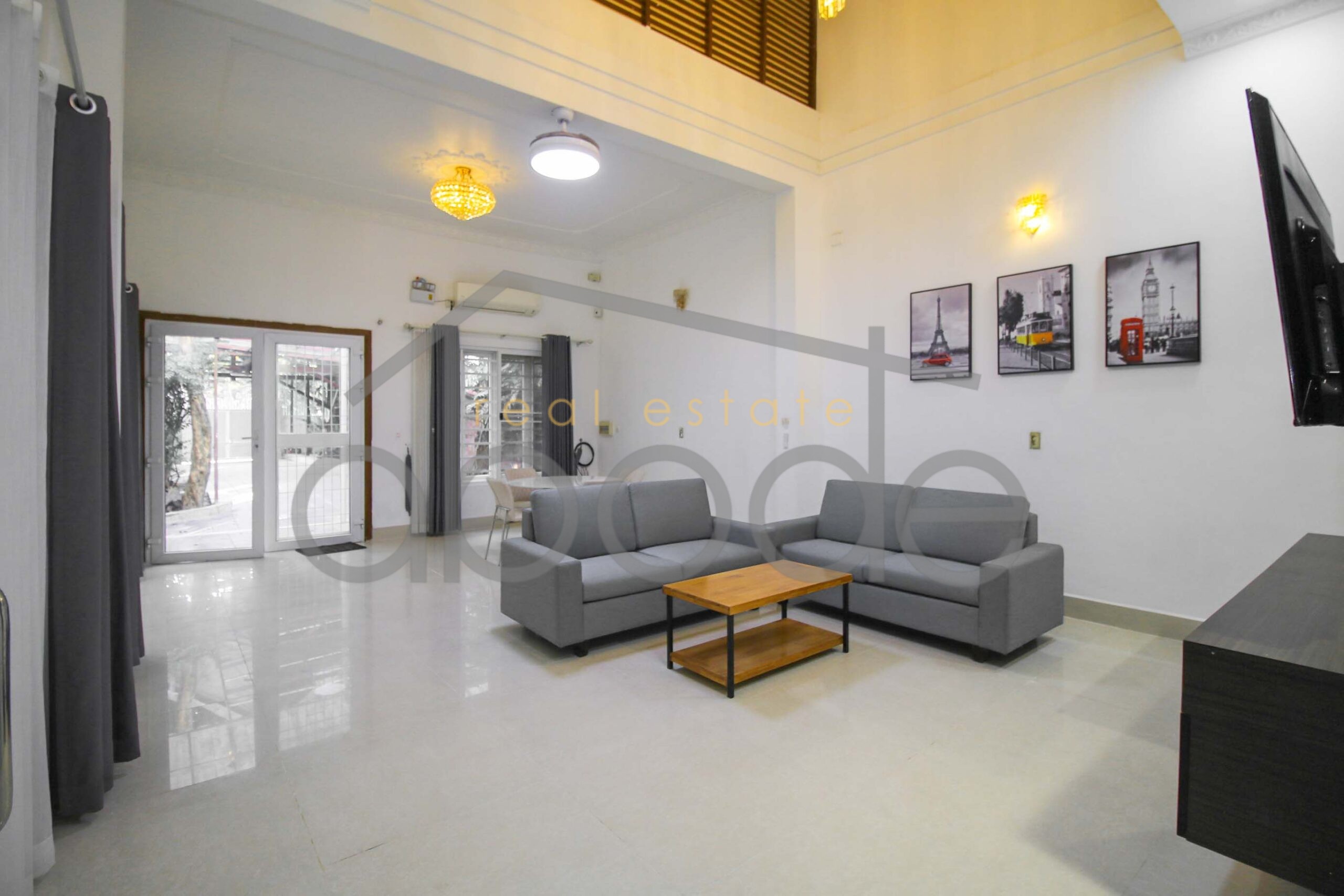 daun penh 4 bedroom villa for rent wat phnom